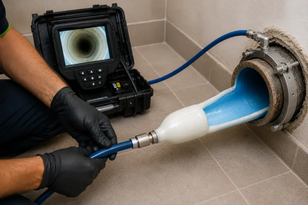 Resinado de tuberías de AJ Plumber 24H en Tenerife